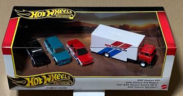 hOT WHEELS DIORAMA GARAGE premuim BRE DATSUN 510 wagon 620 beschikbaar voor biedingen
