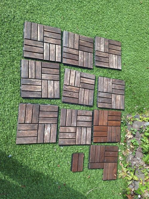 9,5x ikea Runnen vlonder tegels terras (ruilen voor lekkers), Tuin en Terras, Terrasdelen en Vlonders, Hout, Ophalen