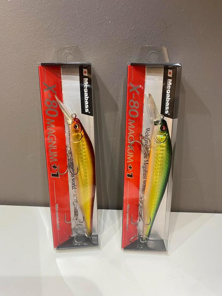 Megabass X80 +1 Magnum - Topkunstaas voor Snoek/Baars!, Watersport en Boten, Hengelsport | Karpervissen, Nieuw, Overige typen