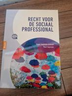 Recht voor de sociaal professional, Ophalen of Verzenden, Alpha, Zo goed als nieuw, HBO