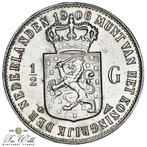 Nederland ½ Gulden 1906, ½ gulden, Zilver, Ophalen of Verzenden, Koningin Wilhelmina