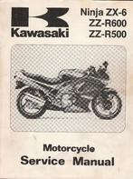 Kawasaki ZX 6 werkplaatsboek ZZ-R600 ZZ-R500 (5896z), Motoren, Handleidingen en Instructieboekjes, Verzenden, Kawasaki