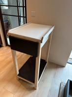 Verhoogd tafeltje met lade, Ophalen, Zo goed als nieuw, Rechthoekig, 60 cm of meer