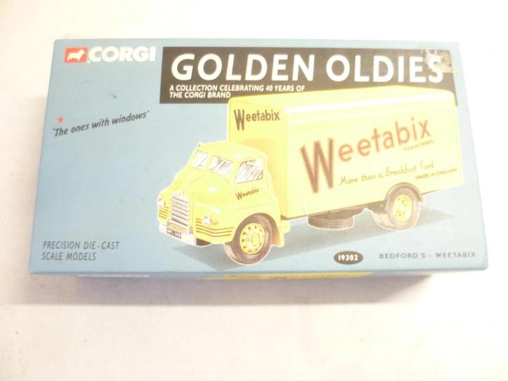 Corgi Toys 19302 Bedford S Weetabix Golden Oldies modelauto, Hobby en Vrije tijd, Modelauto's | 1:50, Nieuw, Bus of Vrachtwagen