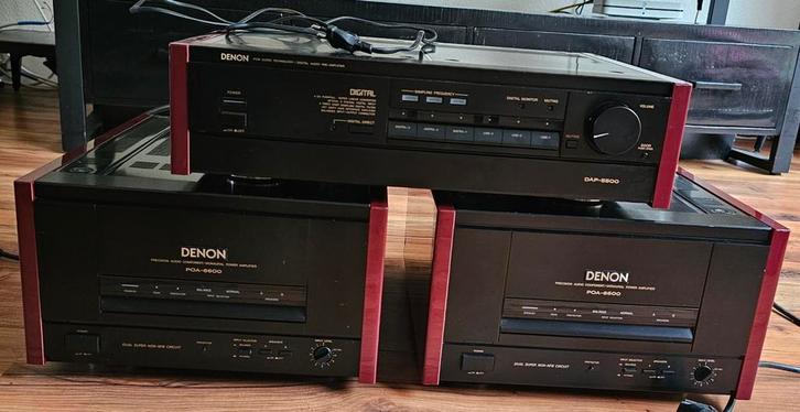 DENON DAP5500 digital pre amp-POA6600 mono's 250w RMS,izgst, Audio, Tv en Foto, Stereo-sets, Refurbished, Denon, Losse componenten