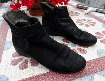 Maat 41 * Zwarte enkelhoge Mephisto schoenen  beschikbaar voor biedingen