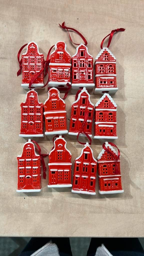 6 series van 4 postcodeloterij kersthangers zonder lint, Diversen, Kerst, Zo goed als nieuw, Ophalen of Verzenden