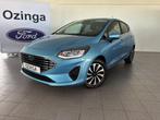 Ford Fiesta 125pk Hybride Titanium MHEV winterpakket-apple c, Auto's, 125 pk, Gebruikt, Euro 6, Blauw
