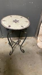 balkon tafel, Ophalen of Verzenden, Gebruikt, Rond, Metaal