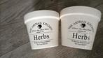 ❇️2 herbs potjes van the artisan kitchen❇️, Verzenden, Zo goed als nieuw, Overige materialen, Pot, Bus of Blik