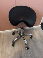 Ergonomische zadelkruk zwart, Ophalen, Zo goed als nieuw, Zwart, Bureaukruk
