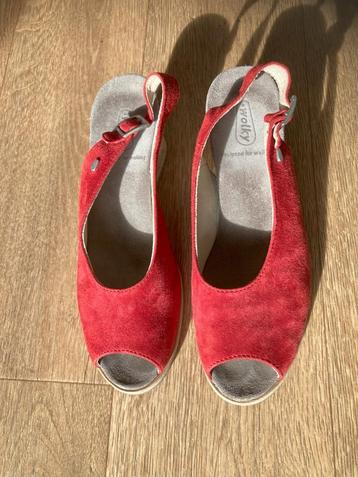 Wolky Espadrilles rood maat 39 z.g.a.n. beschikbaar voor biedingen