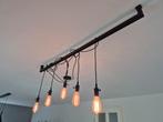 Eettafel plafond hang lamp 5 fittingen kooldraadlamp dimbaar, Huis en Inrichting, Lampen | Hanglampen, Ophalen of Verzenden, Zo goed als nieuw