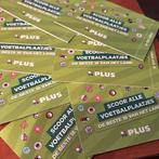 11 x Plus Voetbalplaatjes - Scoor Alle!, Verzamelen, Supermarktacties, Ophalen of Verzenden