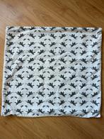 Kussenhoes met Engeltjes Print 50x55 cm, Huis en Inrichting, Woonaccessoires | Kussens, Ophalen of Verzenden, Gebruikt, Wit, Vierkant