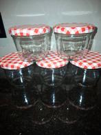 Glazen potjes  met draaideksel 230 ml, Ophalen, Nieuw, Glas, Pot, Bus of Blik