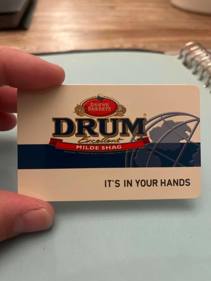 Drum Milde Shag Telefoonkaart - Vintage, Verzamelen, Telefoonkaarten, Buitenland, Ophalen of Verzenden