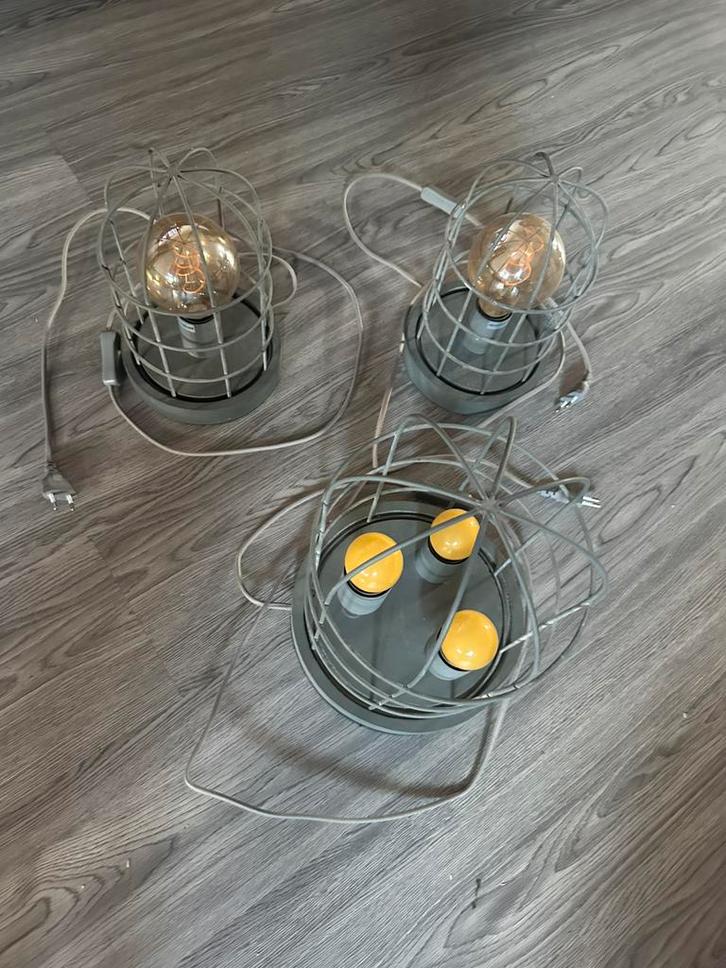 set tafellampen, Huis en Inrichting, Lampen | Losse lampen, Nieuw, Led-lamp, E27 (groot), Ophalen of Verzenden