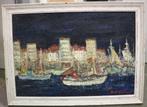 Hubert DE VRIES, schepen op de Schelde, Antiek en Kunst, Ophalen of Verzenden