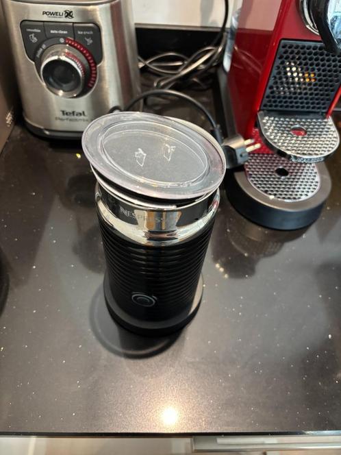 Nespresso Aeroccino 3 Zwart, Witgoed en Apparatuur, Melkopschuimers, Zo goed als nieuw, Elektrische melkopschuimer, Ophalen