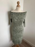 King Louie maat M groene panter jurk 423, Maat 38/40 (M), Ophalen of Verzenden, Zo goed als nieuw, Knielengte