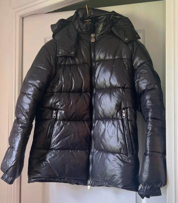 ORIGINELE MONCLER MAYA JAS ZWART DAMES L POLYAMIDE DONS beschikbaar voor biedingen