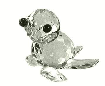 Swarovski zeehond mini zonder snorharen incl.doos  