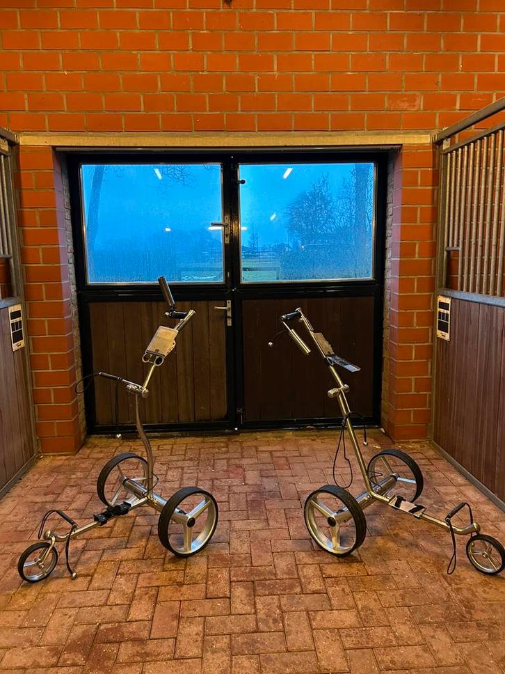 1 elektrische golf kar., Sport en Fitness, Golf, Gebruikt, Golfkar, Overige merken, Ophalen