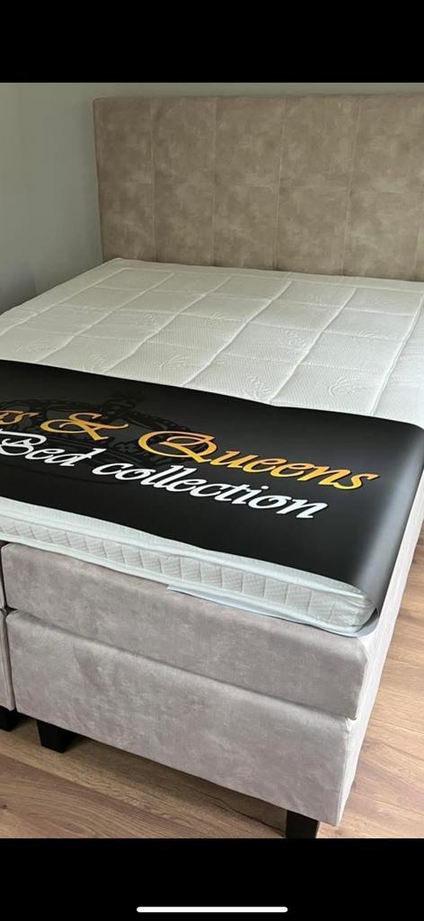 Koudschuim Antiallergisch Topper Bamboe 180x210 cm 11 cm dik, Huis en Inrichting, Slaapkamer | Boxsprings, Zo goed als nieuw, 180 cm