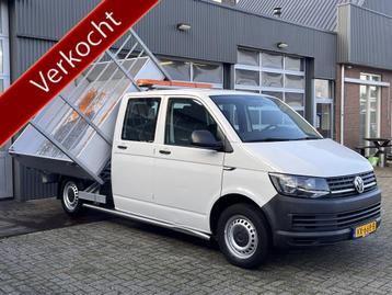 Volkswagen Transporter 2.0 TDI L2H1 DC 3 Zijdenkipper Airco  beschikbaar voor biedingen