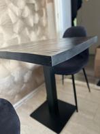 Mangohout eettafel / bartafel Erik kuster style, 50 tot 100 cm, Erik kuster, eichholtz, Zo goed als nieuw, Vier personen