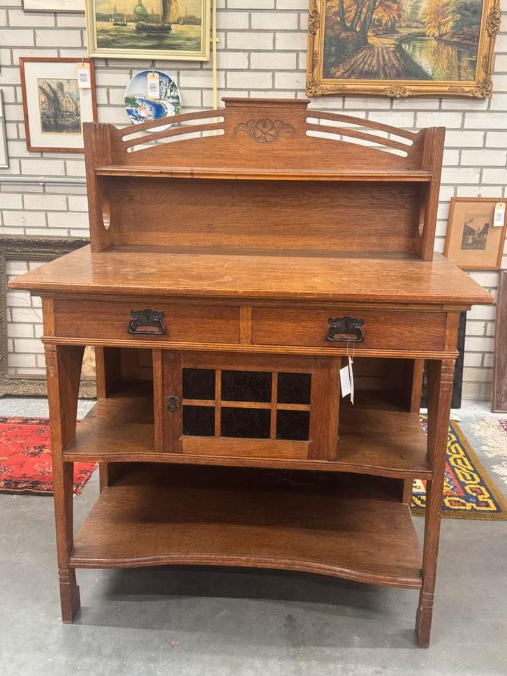Art Deco/Jugendstil Kabinet Jaren 60, Antiek en Kunst, Antiek | Meubels | Kasten, Ophalen