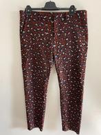 Broek20 - Bruin-blauwe Maison Scotch broek maat 4= XL (1), Bruin, Maat 46/48 (XL) of groter, Ophalen of Verzenden, Zo goed als nieuw