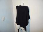 Joseph Ribkoff nieuw poncho stretch zwarte steentjes S/M, Maat 38/40 (M), Verzenden, Zwart, Joseph Ribkoff