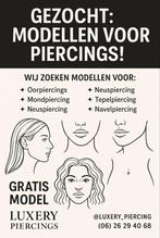 Gratis piercen model locatie Helmond, Variabele uren, Overige niveaus, Starter, Overige vormen