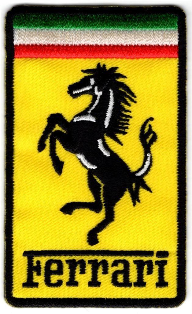 Ferrari stoffen opstrijk patch embleem #2, Verzamelen, Automerken, Motoren en Formule 1, Nieuw, Auto's, Ophalen of Verzenden