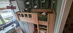 Hoogslaper met onderbouw kast en hoge kast., Ophalen, 180 cm of meer, 85 tot 100 cm