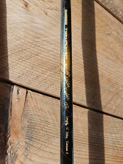 Shimano Twin Power Medium Heavy Feeder 12 ft., Watersport en Boten, Hengelsport | Witvissen, Gebruikt, Werphengel, Ophalen