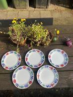 Brabants bont boerenbont kleine lunchborden, Huis en Inrichting, Keuken | Servies, Gebruikt, Ophalen of Verzenden, Bord(en), Aardewerk