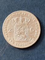 Rijksdaalder 1854 Willem 3, Postzegels en Munten, Munten | Nederland, Ophalen of Verzenden, Koning Willem III, 2½ gulden