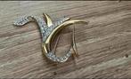 Antieke prachtige broche uit erfenis 6-4 cm, Ophalen of Verzenden, Zo goed als nieuw, Overige materialen