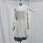 Bijzondere jurk, met kanten mouwen. mt S, Kleding | Dames, Jurken, ., Wit, Ophalen of Verzenden, Zo goed als nieuw