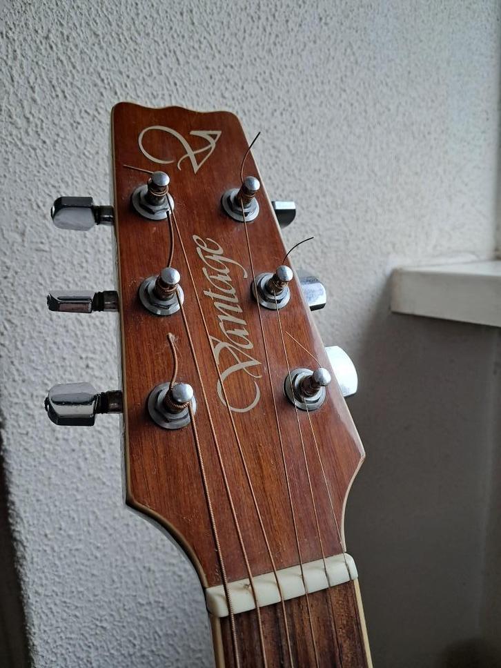 Gitaar Vantage - staal snaren - 1993, Muziek en Instrumenten, Snaarinstrumenten | Gitaren | Akoestisch, Gebruikt, Overige typen