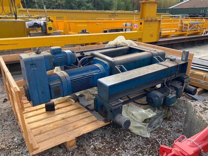 Staaldraadtakel Demag / 8 ton / 16 m hh / dubbelligger, Doe-het-zelf en Verbouw, Lieren en Takels, Gebruikt, Elektrisch, Ophalen