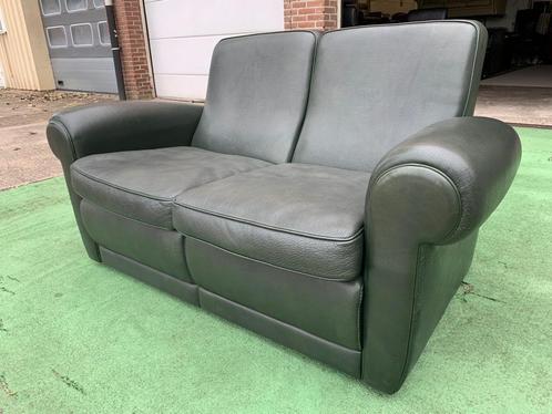 Bankstel BAXTER Mickey buffel leren bank ZGAN, Huis en Inrichting, Stoelen, Zo goed als nieuw, Eén, Hout, Leer, Stof, Ophalen