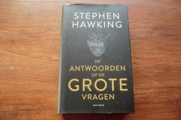 boek - Stephen Hawking - De antwoorden op de grote vragen beschikbaar voor biedingen