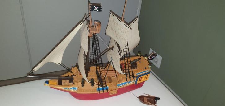 Playmobil Piratenschip, Kinderen en Baby's, Speelgoed | Playmobil, Zo goed als nieuw, Complete set, Ophalen