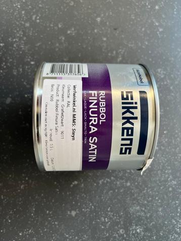 500ml Sikkens verf zwart - nieuw blik beschikbaar voor biedingen
