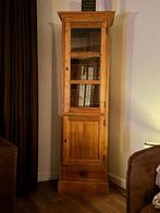 Teak houten vitrinekast, Huis en Inrichting, Ophalen, 200 cm of meer, 50 tot 100 cm, Zo goed als nieuw