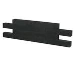 5 stuks over nieuw 12x12x60 banden/randen antraciet, Ophalen, Nieuw, Beton, Minder dan 100 cm